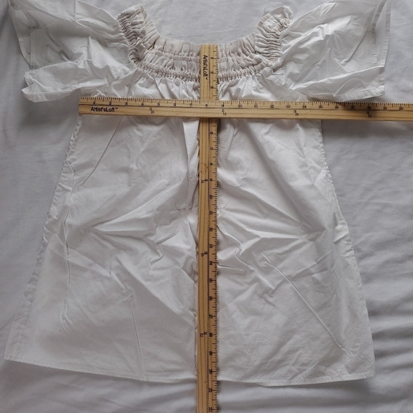 Banana Republic Off Shoulder Short Sleeve Cotton Top - Picture 7 of 8